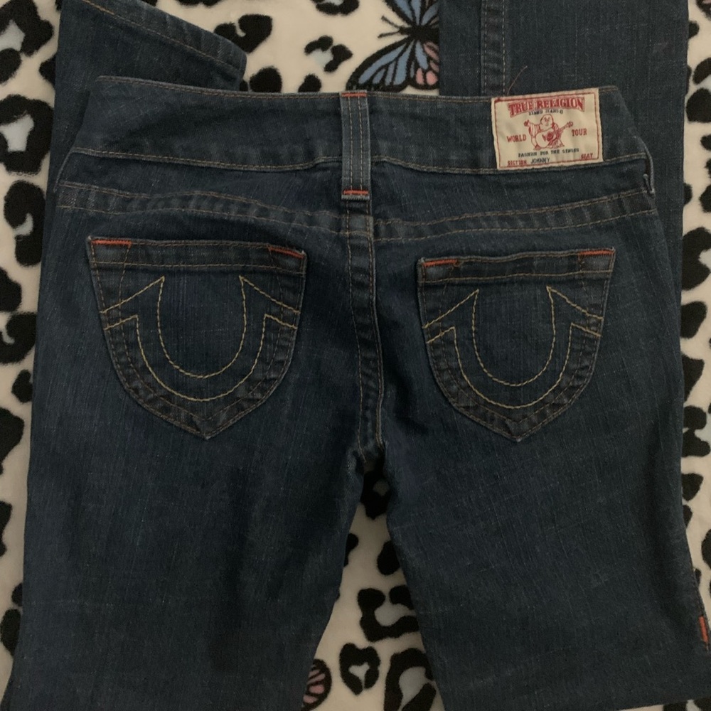 True Religion Blue Flared Jeans